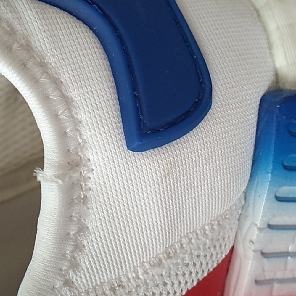 COPY - New W/O Box! Mens Adidas NMD R1 Americana White Blue Red Sneakers Size 9… - Picture 13 of 16